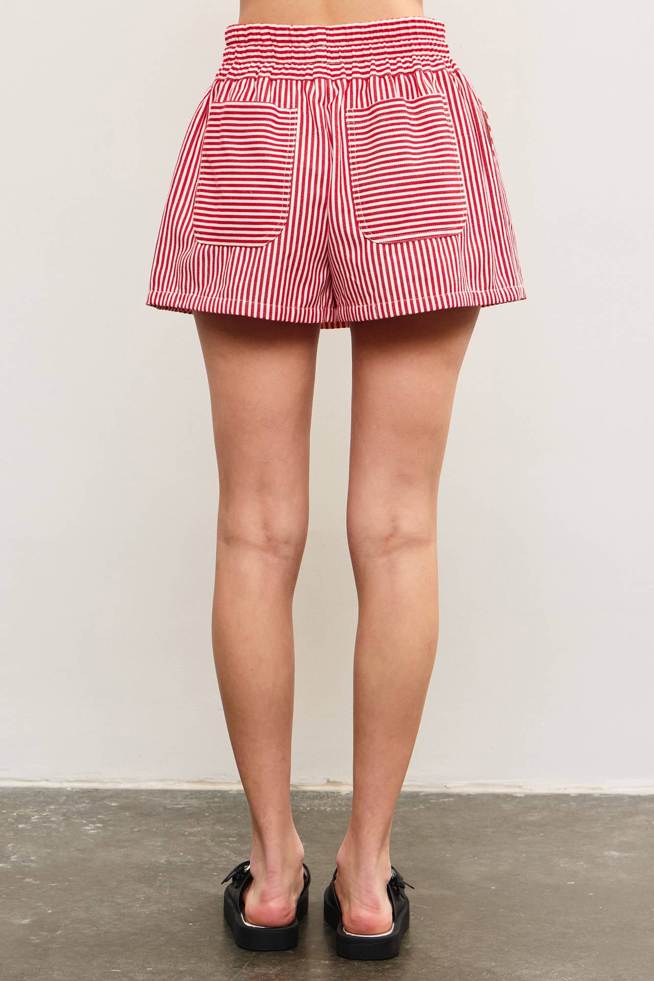 WIDE WAIST BAND WITH DRAWSTRING SKORT