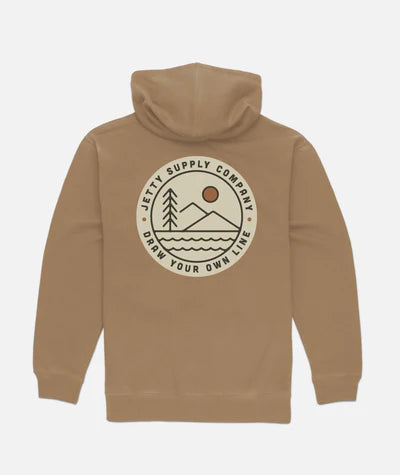 Emblem Zip Hoodie