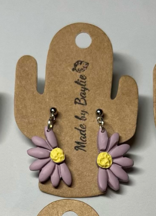 Flower Post Earrings