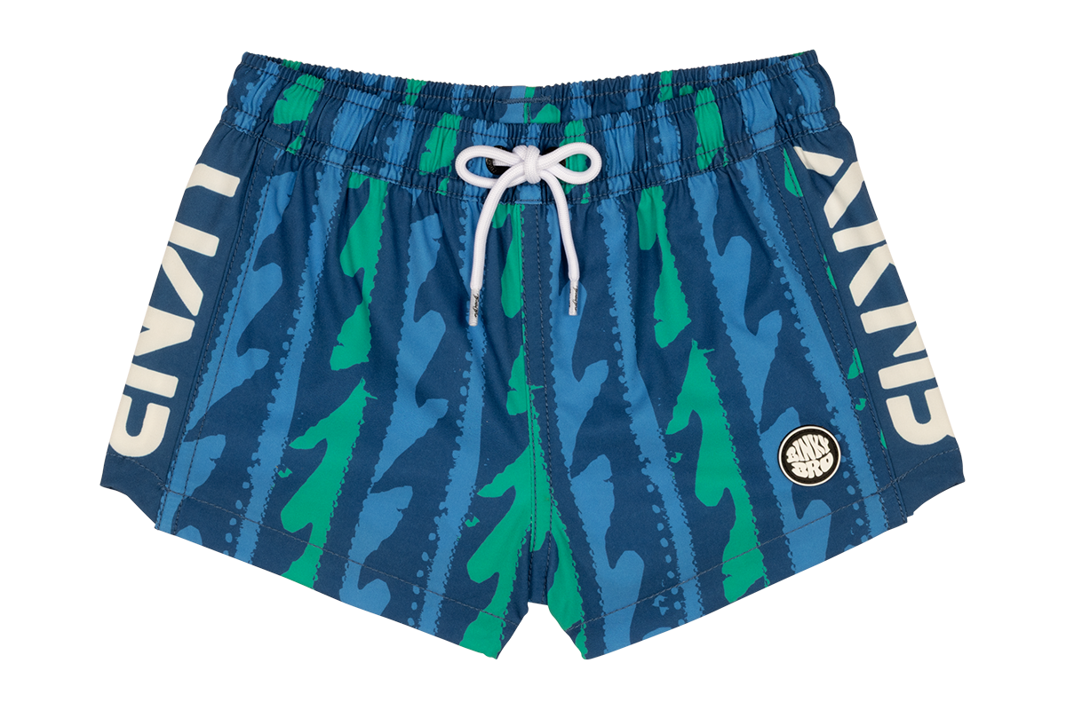 Kids Swimsuit Stamped Blue Crush