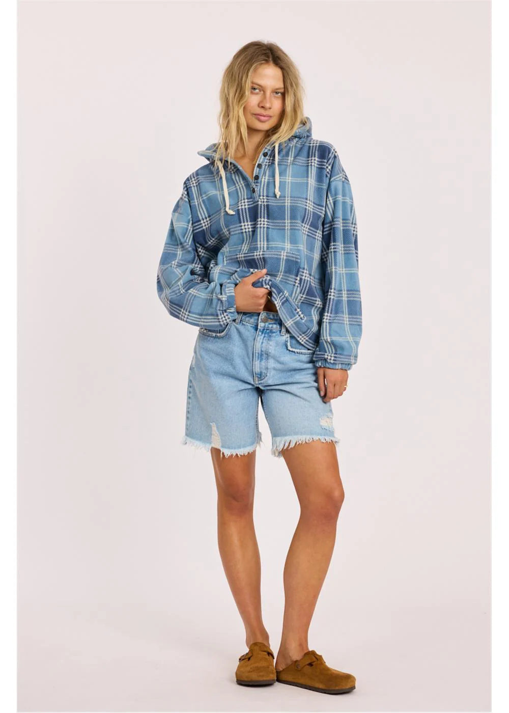 PRINCETON JETTY LS FLEECE-DKD