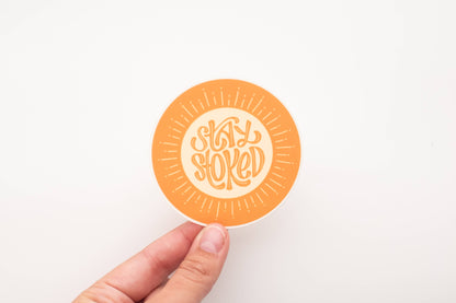 Stay Stoked Vinyl Sticker