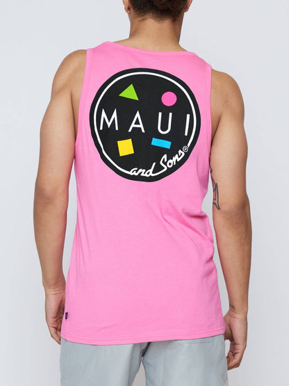 Classic Neon Color Cookie Logo Tank Top-Multi Colors
