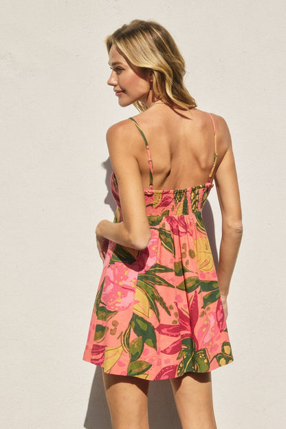 Just Like Paradise Braided Sweetheart Mini Dress (1)