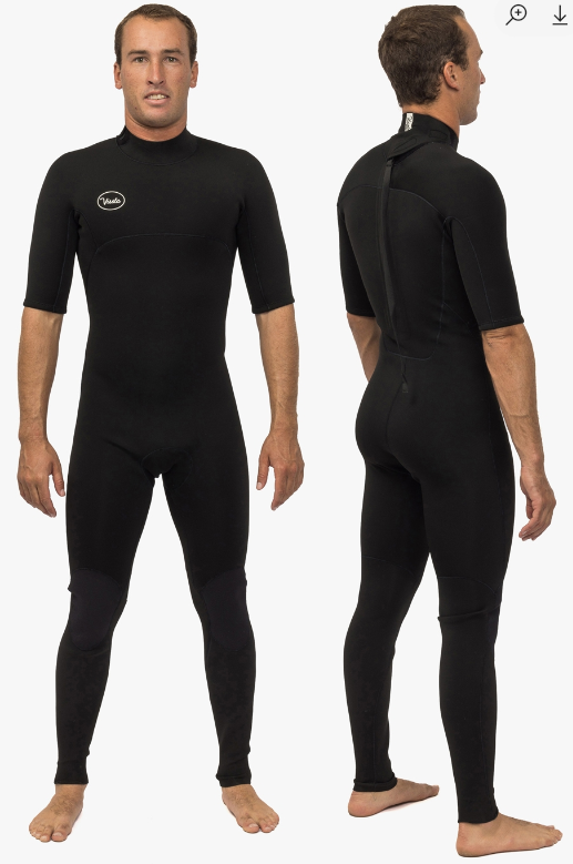 7 SEAS 2-2 SS FULL BACK ZIP-BLK