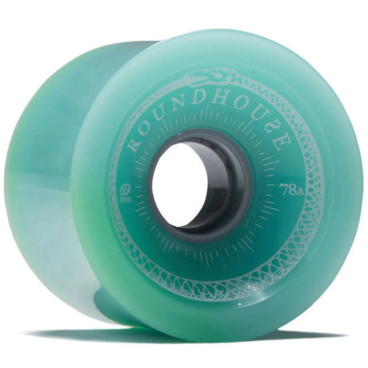 Roundhouse 69 x 52mm Concave -Glass Green Wheel Set