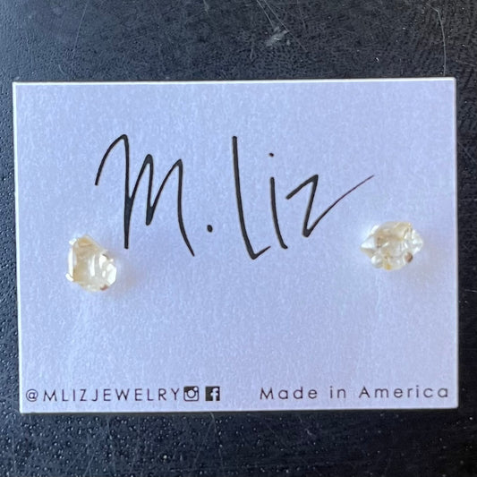 Herkimer Diamond Studs