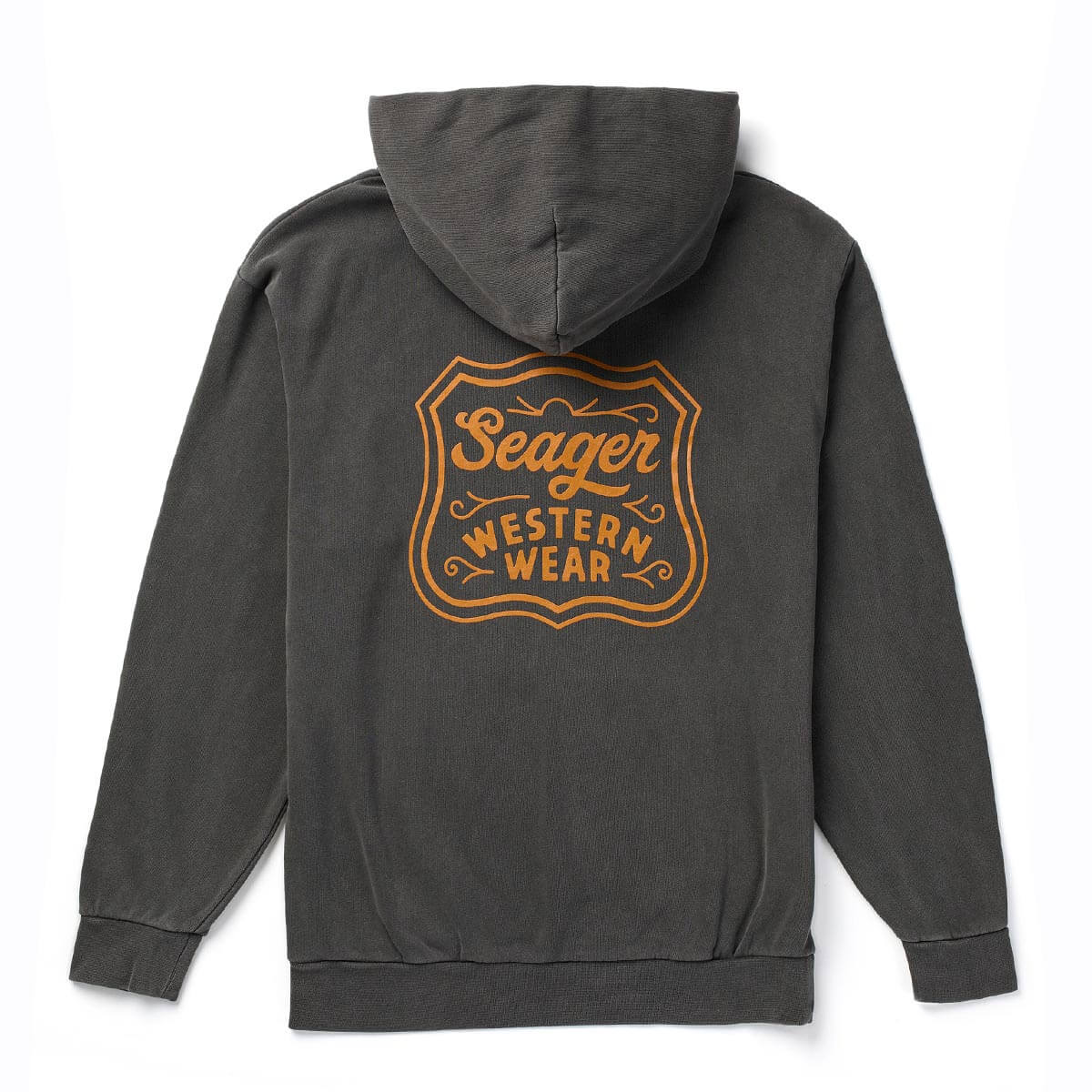 Badge Premium Hoodie Pigment Black