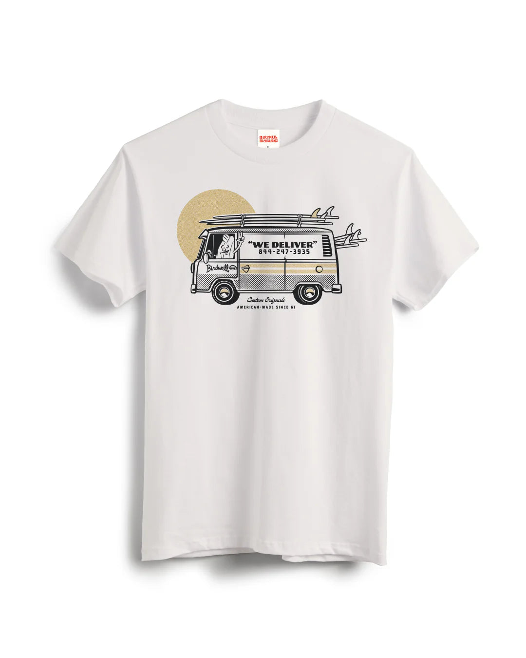 Van Life T-Shirt - White/Gray