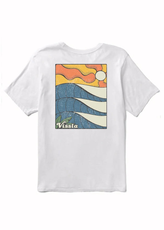 Caught Inside Premium Organic PKT Tee-WHT
