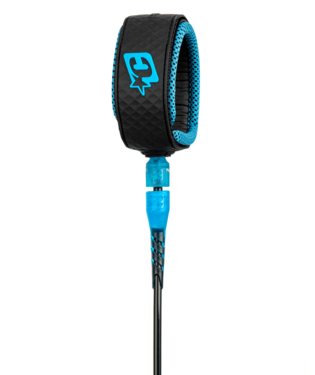 PRO MEDIUM WAVE Leash - Black Cyan