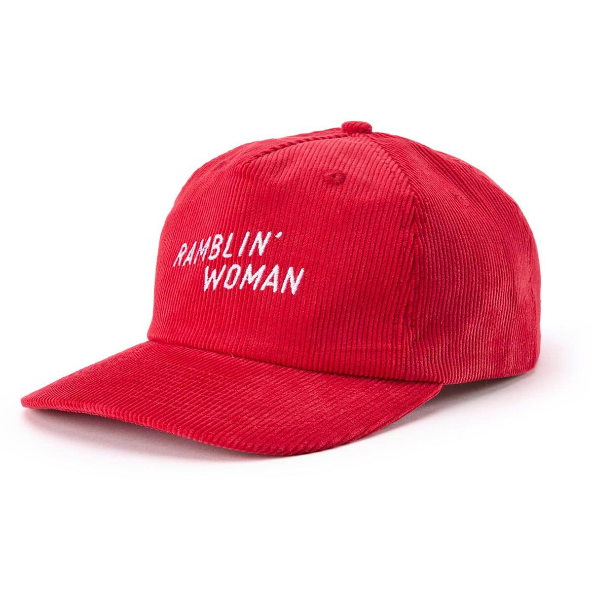 Ramblin' Woman Corduroy Snapback Red