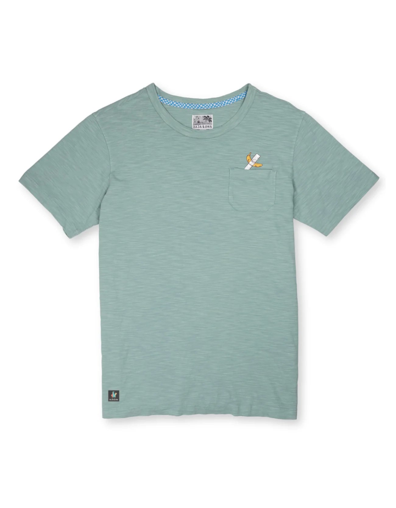 LA BANANA EMBROIDERED - PIMA SLUB POCKET TEE