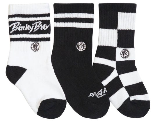 Kids Socks 3-Pack Checkers Classic