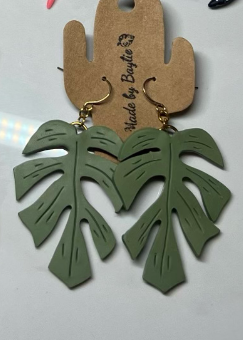 Leaf Dangle Earrings