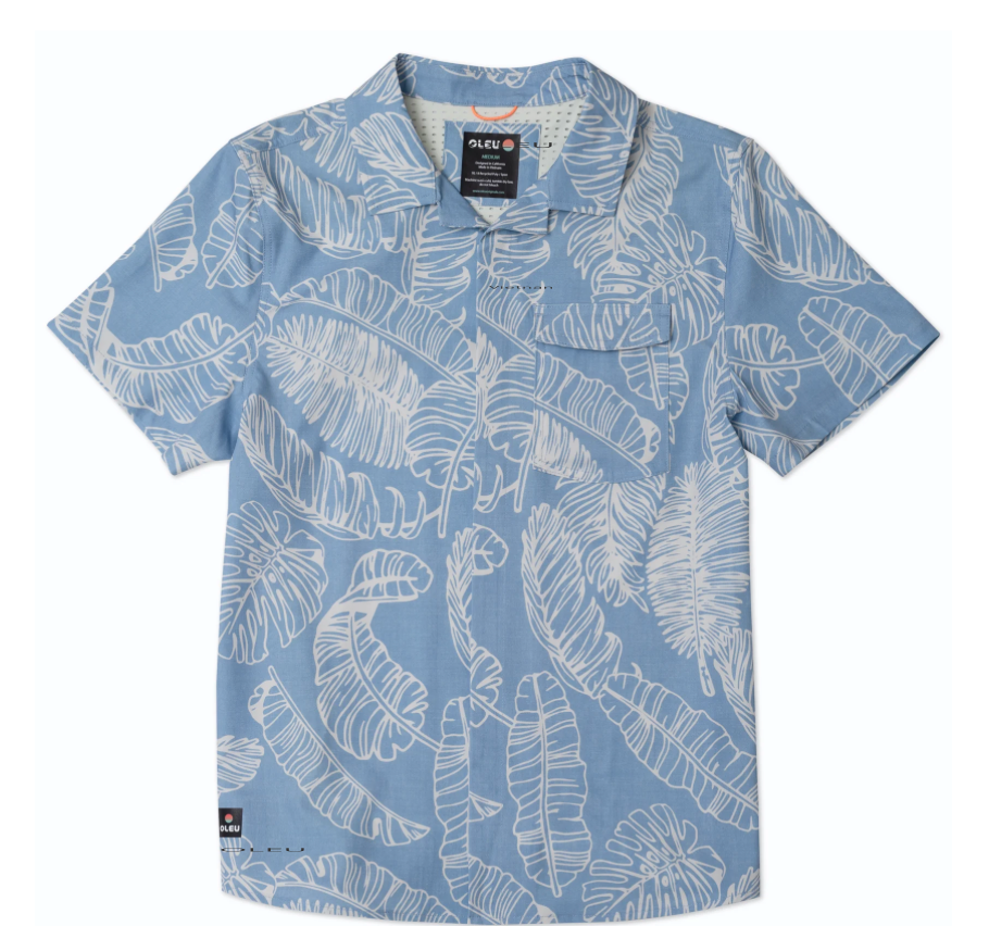 Neptune UPF50+ Boardshirt - Rainforest Chambray