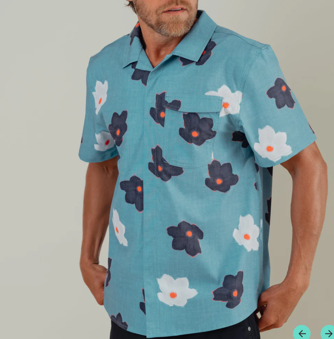 OLEU UV QUICK-DRY BOARDSHIRT - FLOATERS PACIFIC