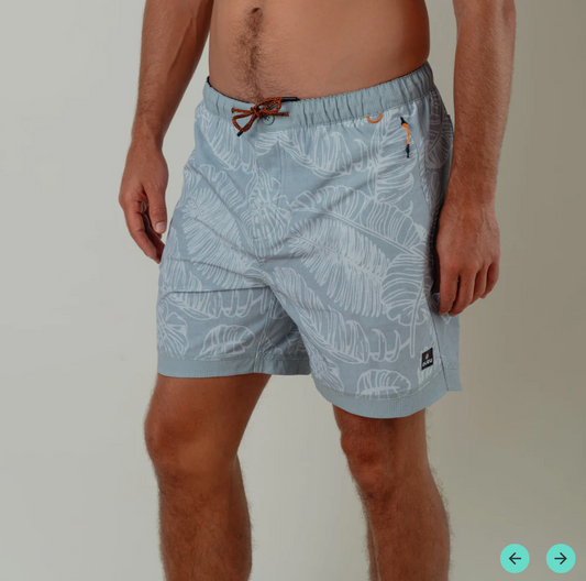 OLEU ALL-SHORT™ 6" INSEAM I 16.5" OUTSEAM - RAINFOREST SEA GREEN