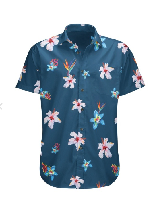FLOWER POWERS - MOJAVE PERFORATED BUTTON UP
