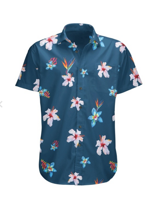 FLOWER POWERS - MOJAVE PERFORATED BUTTON UP
