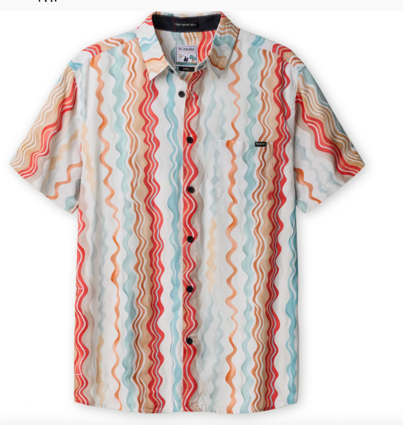 Cross Your Waves - 7 Seas Relaxed Fir Button Up