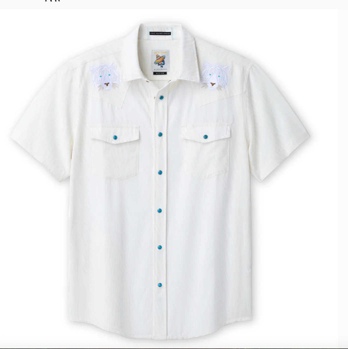 The White Tiger - Dissident Western Front Snap Button Up
