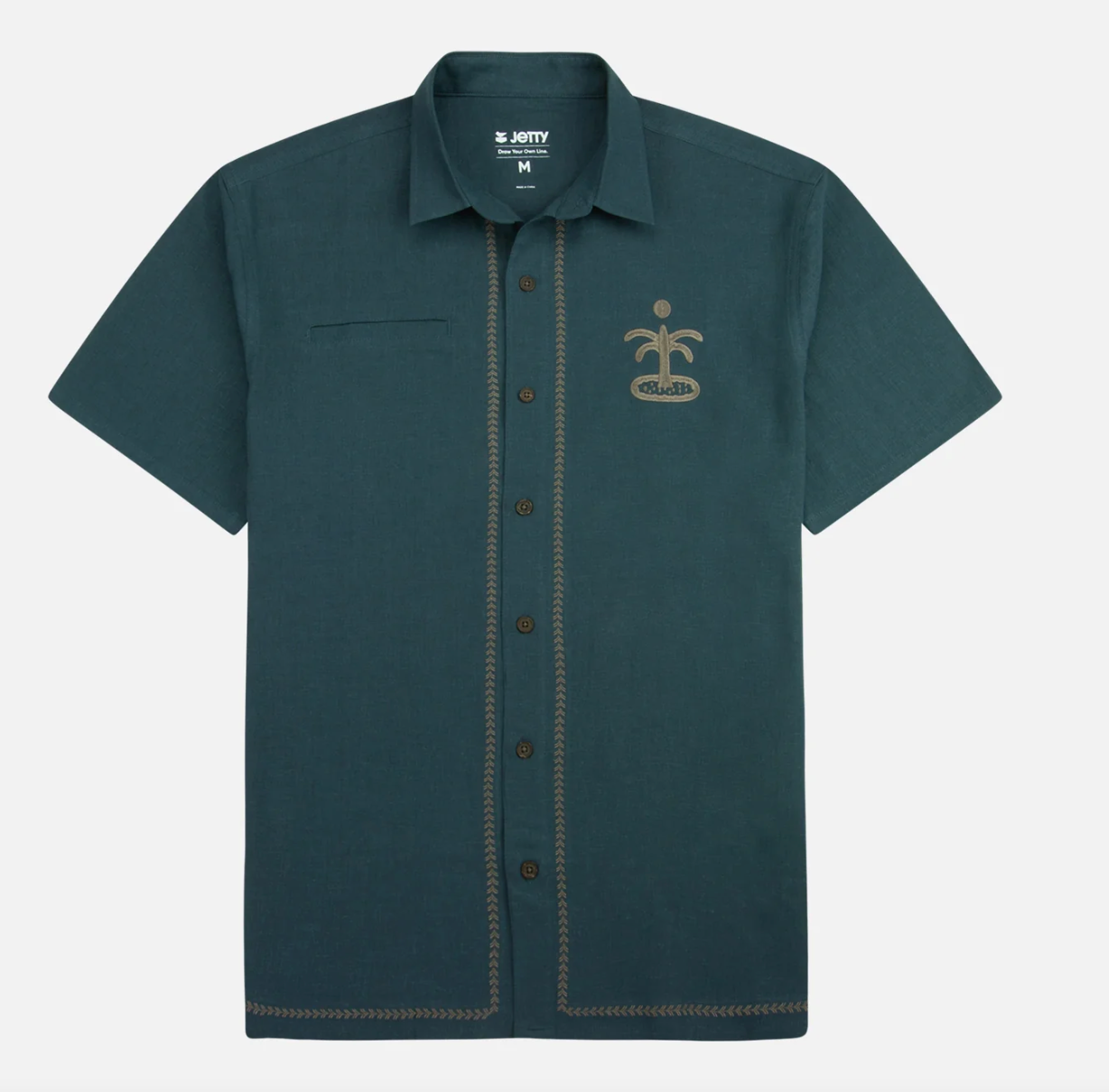 Marshall Embroidered Linen Shirt