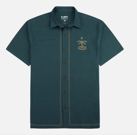 Marshall Embroidered Linen Shirt