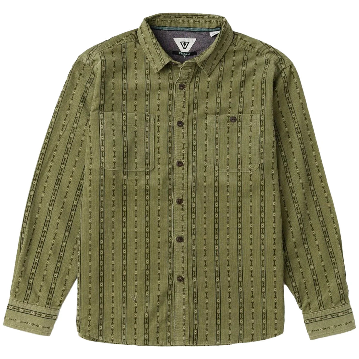 Rails Cord Printed Eco LS Shirt