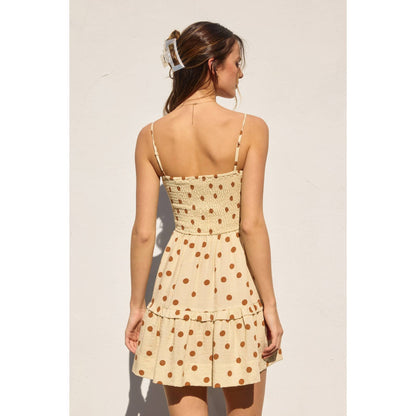 Easy Does It Smocked Sweetheart Mini Dress