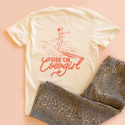 Ride 'Em Cowgirl Surf Tee