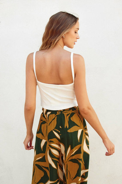 Button Closure Cami Top