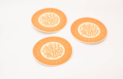 Stay Stoked Vinyl Sticker